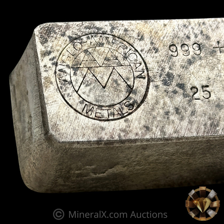 25oz Anglo American Metals Vintage Silver Bar