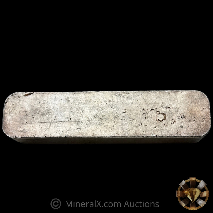 50oz Omega M & B Mining Double Large Hallmark Variety Vintage Silver Bar