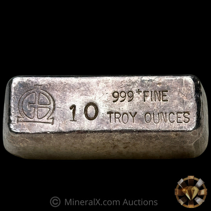 10oz Omega M & B Mining Vintage Silver Bar