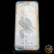 100oz Rarities Mint Eagle Variety Vintage Silver Bar With Low Serial