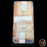 100oz Rarities Mint Eagle Variety Vintage Silver Bar With Low Serial