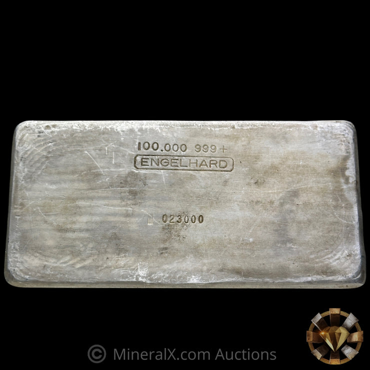 100oz Engelhard 1st Series Vintage Silver Bar