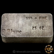 25oz C Rhyne & Associates Vintage Silver Bar