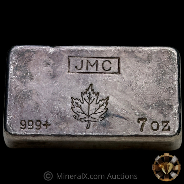 7oz JMC Johnson Matthey Vintage Silver Bar