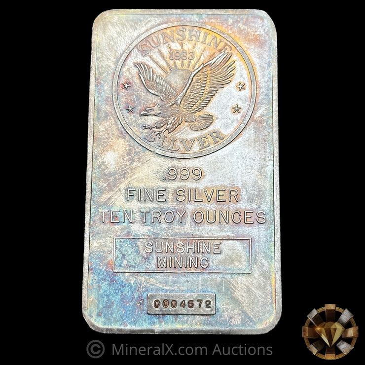 10oz Sunshine Vintage Silver Bar