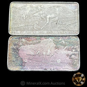 x2 3oz W H Foster Vintage Silver Bars