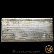 20oz Engelhard Bull Logo 9th Series Small Font Serial Variety Vintage Silver Bar With Striated Reverse