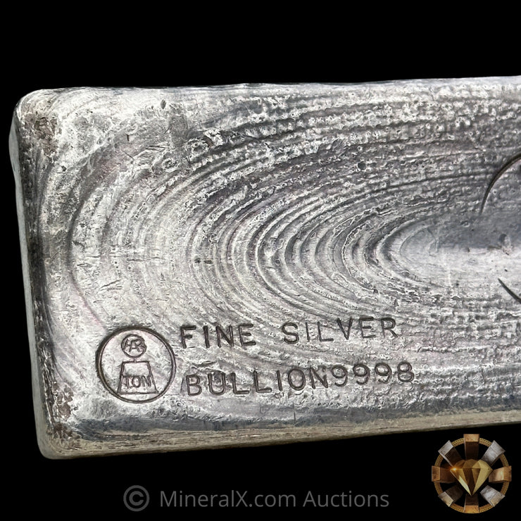 1000g (Kilo) Harrington Metallurgy Australia RHA Counterstamp Vintage Silver Bar