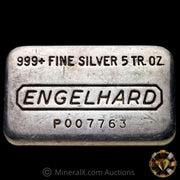 5oz Engelhard P Loaf Vintage Silver Bar