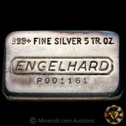 5oz Engelhard P Loaf Vintage Silver Bar