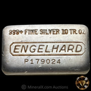 10oz Engelhard P Loaf Vintage Silver Bar