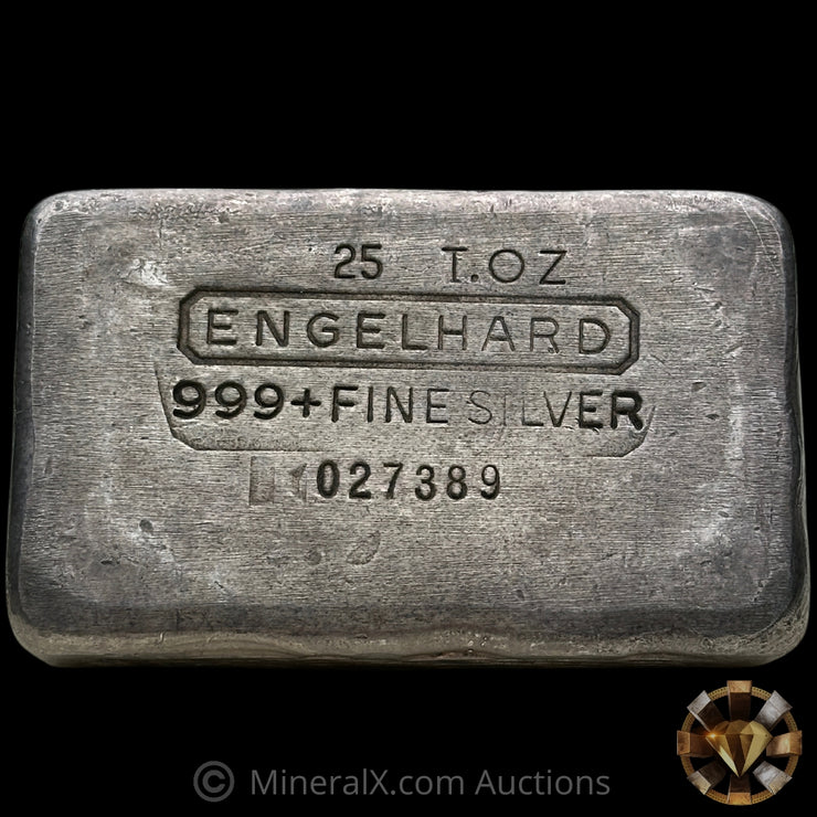 25oz Engelhard 4th Series Vintage Silver Bar