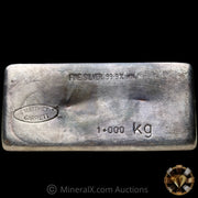 Kilo Matthey Garrett MG Australia Vintage Silver Bar