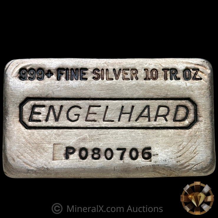 10oz Engelhard Waffleback Vintage Silver Bar