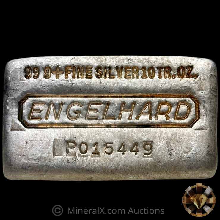 10oz Engelhard Waffleback Vintage Silver Bar