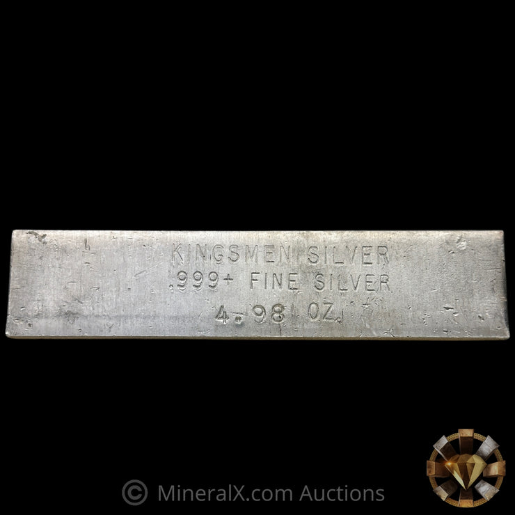 4.98oz Kingsmen Vintage Silver Bar