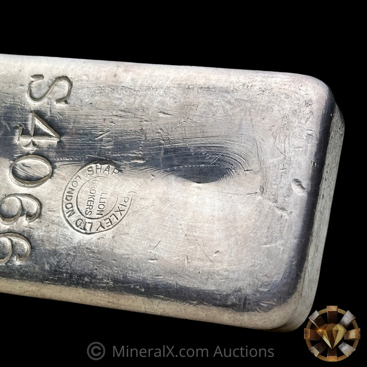 Kilo Engelhard London Rare S Prefix with Sharps & Pixley LTD Counterstamp