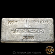 20oz Engelhard Bull Logo Vintage Silver Bar