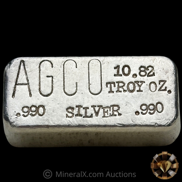 10.82oz AGCO Vintage Silver Bar