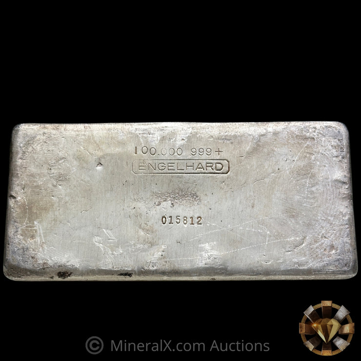 100oz Engelhard 0-Leading 1st Series Vintage Silver Bar