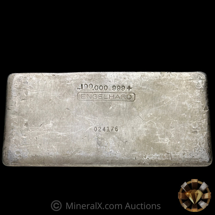 100oz Engelhard 0-Leading 1st Series Vintage Silver Bar