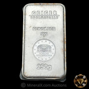 250g Geiger Edelmetalle Feinsilber Silver Bar Mint In Original Seal (Discontinued Variety)