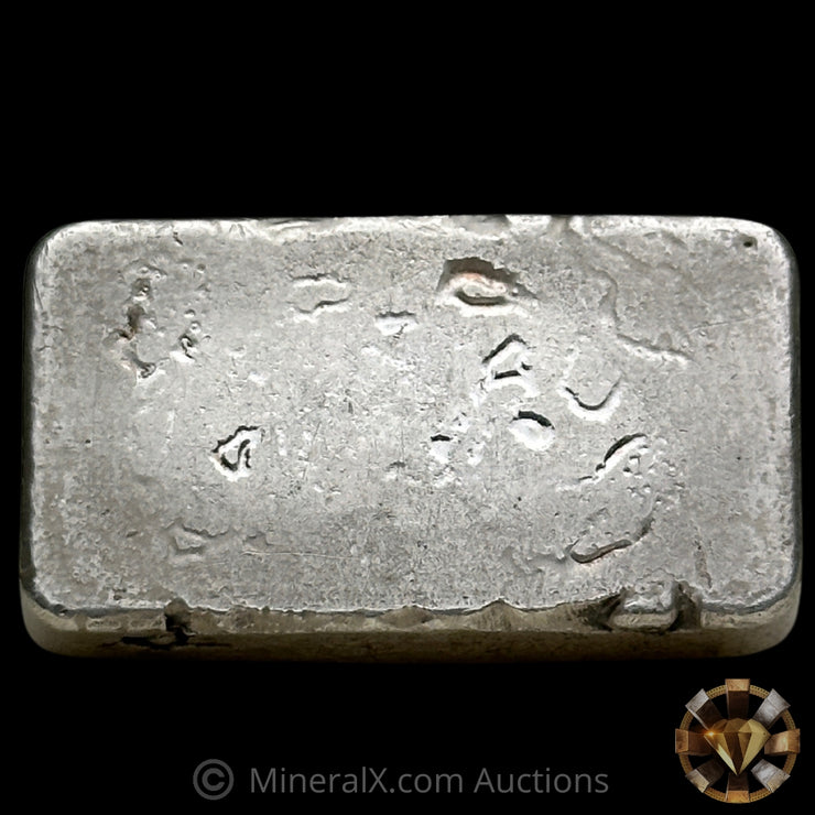 3oz Engelhard Bull Logo "Large Serial Font" Variety Vintage Silver Bar