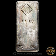 Kilo JM Johnson Matthey Vintage Silver Bar