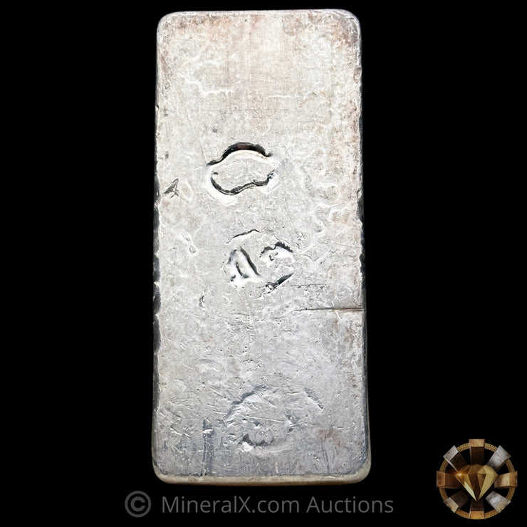 Kilo JM Johnson Matthey D Prefix Vintage Silver Bar