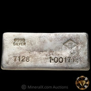 1.0017kg (Kilo) SRM Stanley Robert Mitchell Refiners Australia 2nd Series Vintage Silver Bar