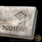 1.0017kg (Kilo) SRM Stanley Robert Mitchell Refiners Australia 2nd Series Vintage Silver Bar