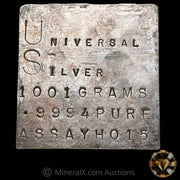 1001g (Kilo) Universal Silver Vintage Silver Bar