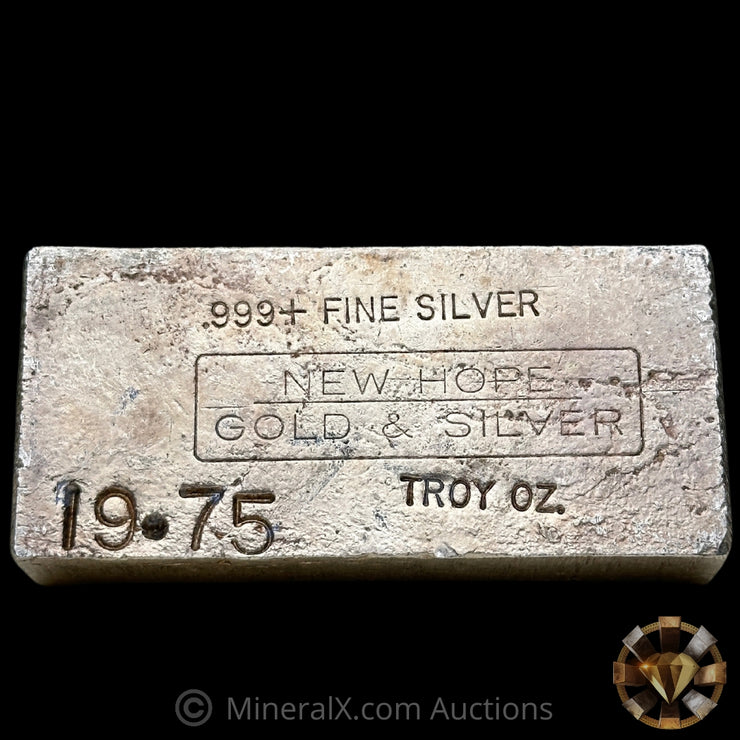 19.75oz New Hope Gold & Silver Vintage Silver Bar