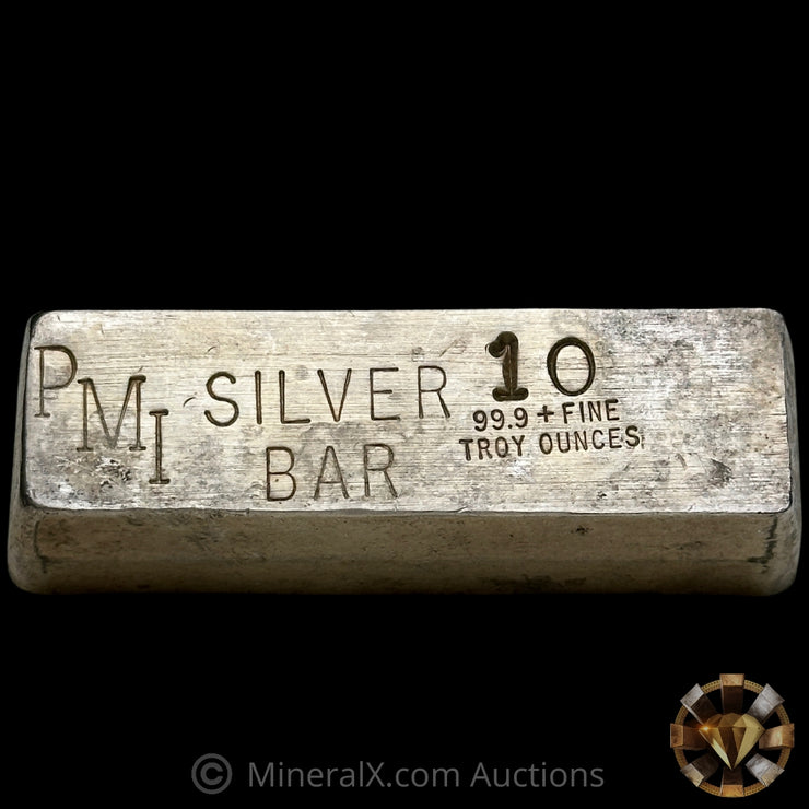 10oz PMI Vintage Silver Bar