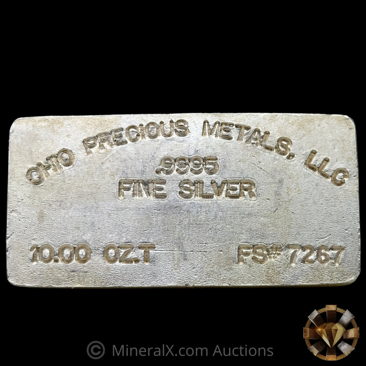 10oz Ohio Precious Metals Silver Bar