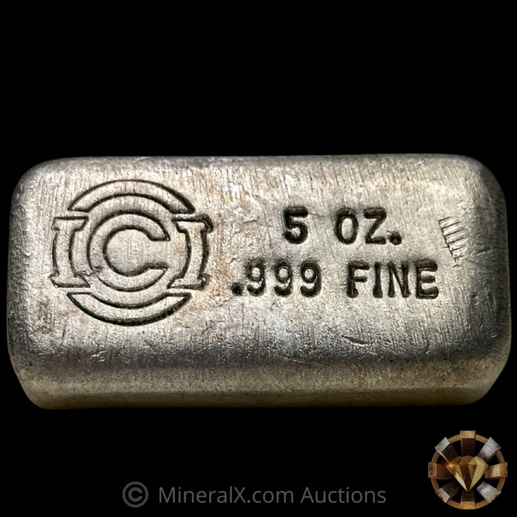 5oz ICI Vintage Silver Bar