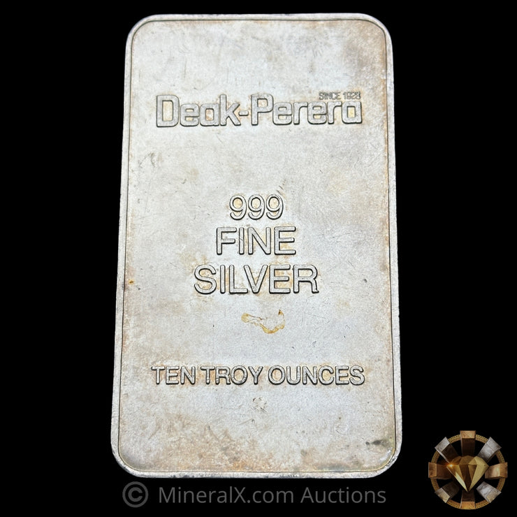 10oz Deak Perera Vintage Silver Bar