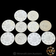 x10 1oz Libertad Silver Coin Lot (Mixed Dates)