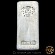 Kilo Johnson Matthey JM SLC Silver Bar