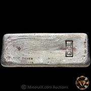 50oz Harrington Metallurgy Ltd Australia Vintage Silver Bar with DCL Counterstamp & Unique Reverse Logo