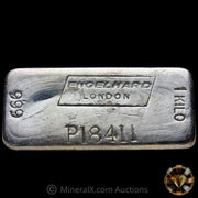 Kilo Engelhard London Landscape Variety Vintage Silver Bar