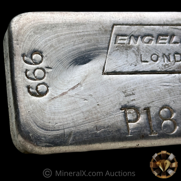 Kilo Engelhard London Landscape Variety Vintage Silver Bar