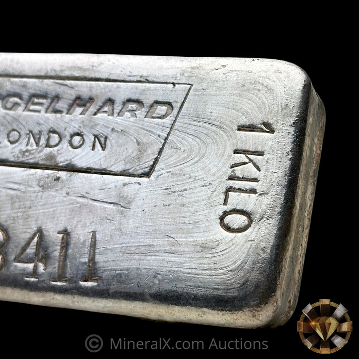 Kilo Engelhard London Landscape Variety Vintage Silver Bar