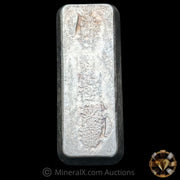 Kilo Johnson Matthey JM London Vintage Silver Bar In Unique Concave Mold With Low Serial