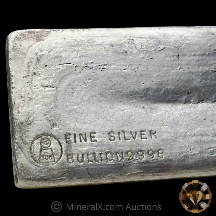 1000g (Kilo) Harrington Metallurgist Australia Vintage Silver Bar