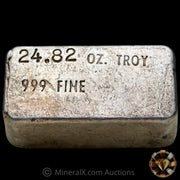 24.82oz Certified L C Murray No Hallmark Variety Vintage Silver Bar