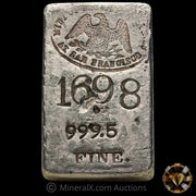 6.24oz Authentic Mint Of The United States At San Francisco SF Mint Vintage Silver Assay Ingot Bar