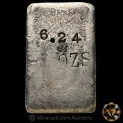 6.24oz Authentic Mint Of The United States At San Francisco SF Mint Vintage Silver Assay Ingot Bar