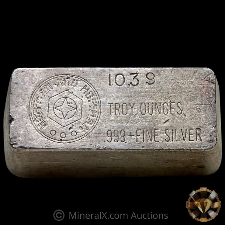 10.39oz Hoffman And Hoffman Vintage Silver Bar