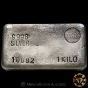 Kilo ABC Australian Bullion Company Vintage Silver Bar